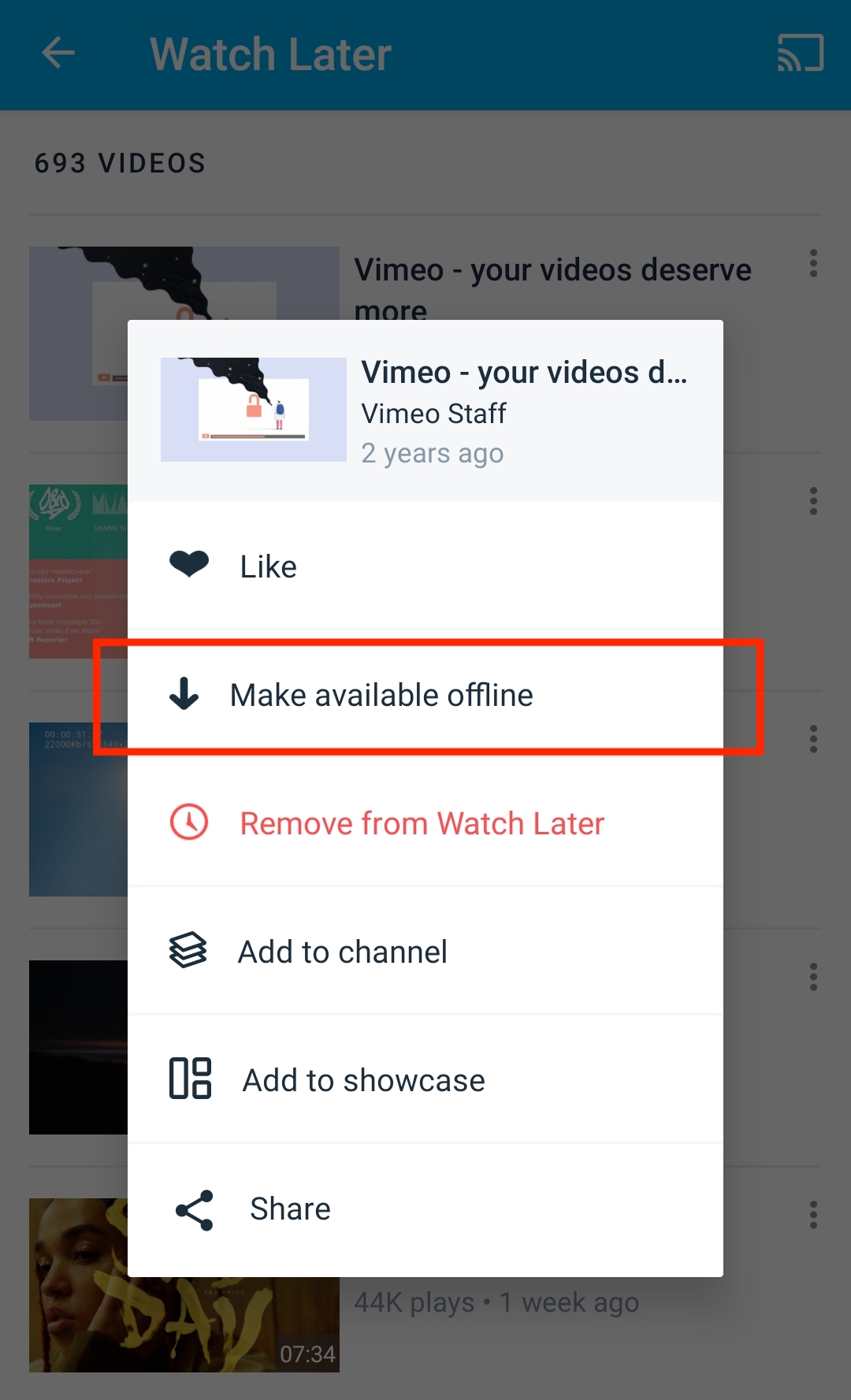 Save it offline online video