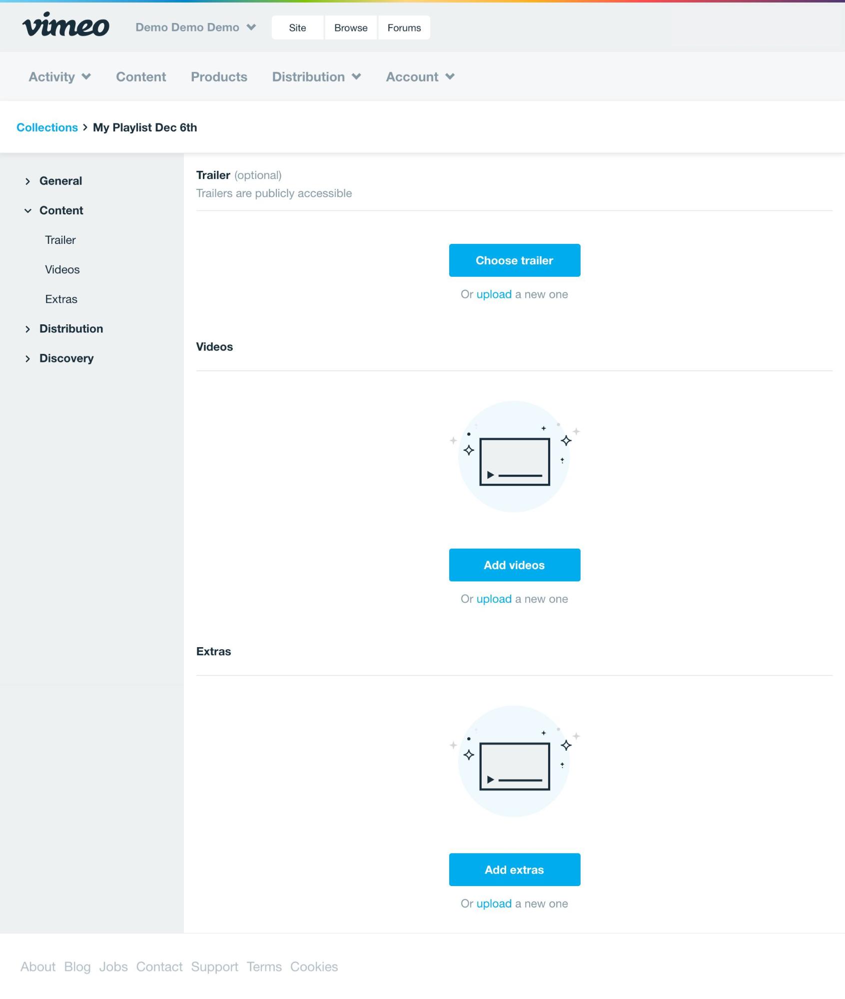 Creating collections on Vimeo OTT – Vimeo Help Center