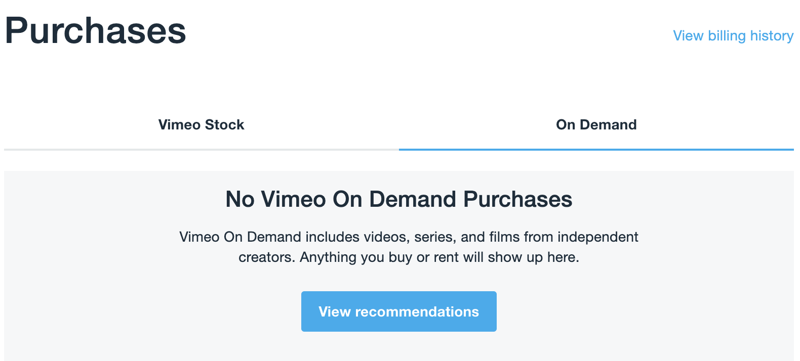 Issues accessing a VOD purchase