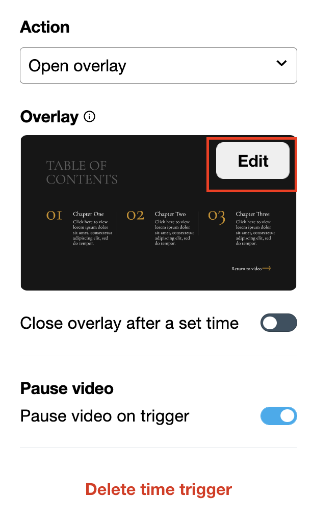 Overview: Time trigger settings – Vimeo Help Center