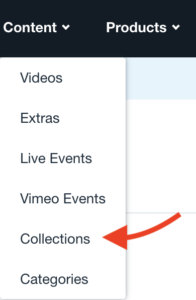 Creating collections on Vimeo OTT – Vimeo Help Center