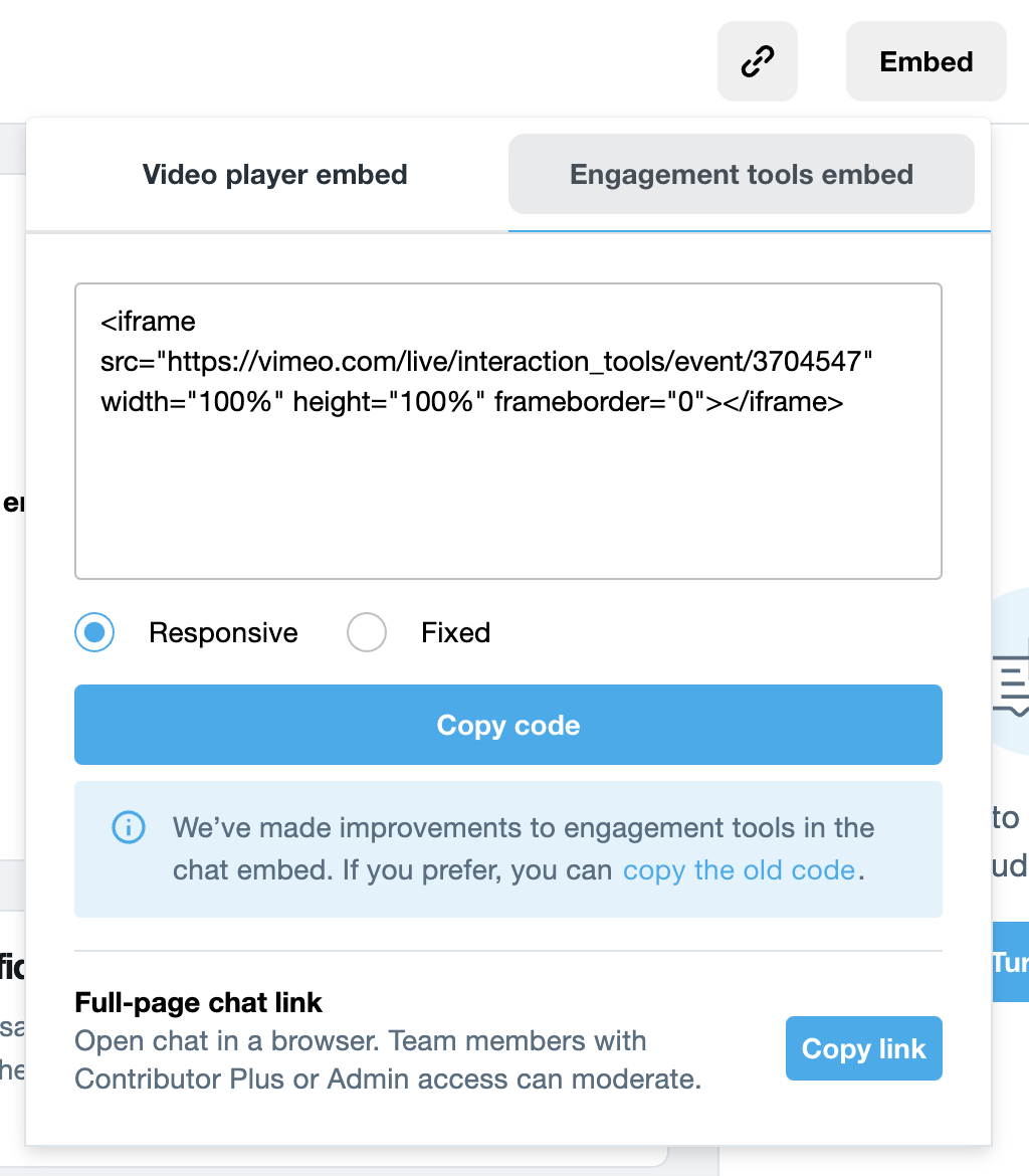 Enable low-latency streaming – Vimeo Help Center