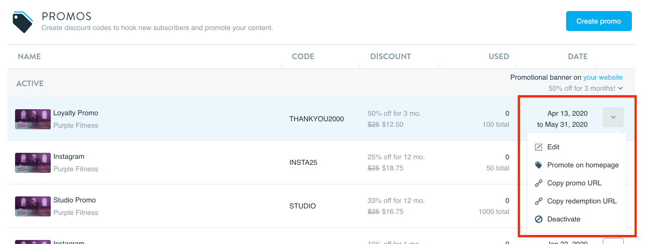 Create promos for a subscription product on Vimeo OTT Vimeo Help