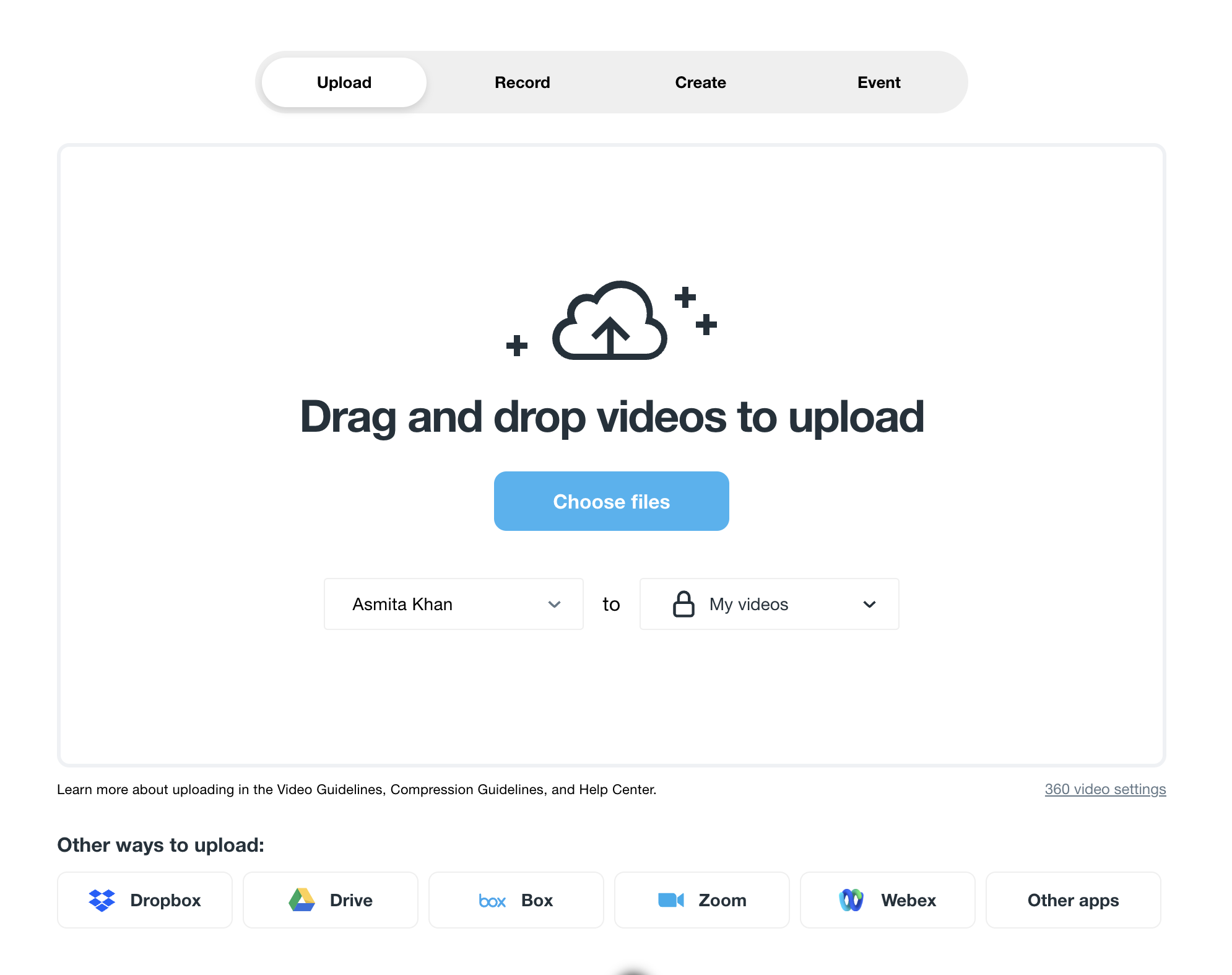 How to upload a video to Vimeo – Vimeo Help Center