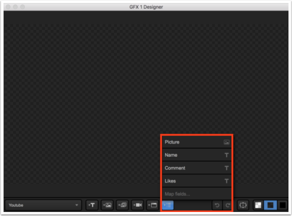 Screenshot showing GFX Designer